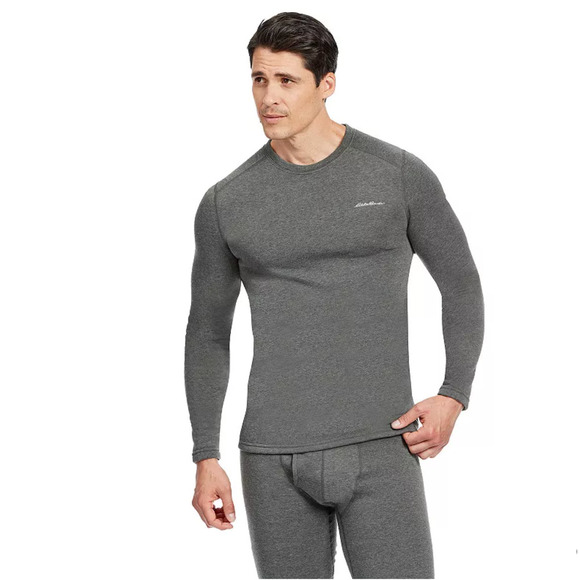 Eddie Bauer Base Layer 2pc Gift Set Pants and Top Mens Grey S NEW - Picture 1 of 3